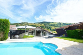 Bargkass - Vue montagne et piscine